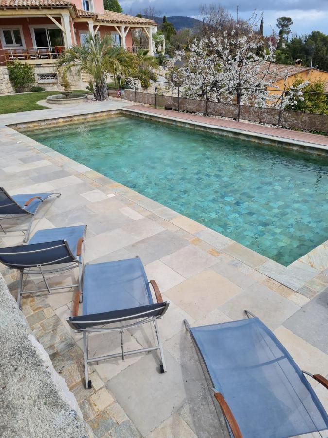 Adorable Maison Independante 30M2 Avec Piscine En Saison Cabris Luaran gambar